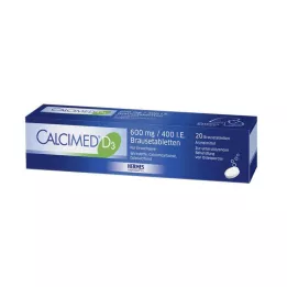 CALCIMED D3 600 mg/400 I.E šumeće tablete, 20 kom