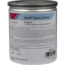 WOLFF Osnovno vrhnje polumasno, 700 ml