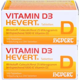 VITAMIN D3 HEVERT tablete, 200 kom