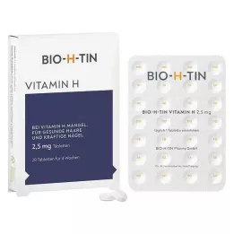 BIO-H-TIN Vitamin H 2,5 mg za 4 tjedna tablete, 28 kom