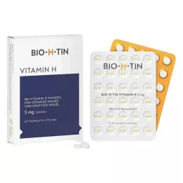 BIO-H-TIN Vitamin H 5 mg za 4 mjeseca tablete, 60 kom