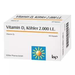 VITAMIN D3 KÖHLER 2.000 IU kapsule, 60 kom