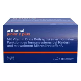ORTHOMOL Junior C plus tablete za žvakanje mandarina/naranča, 30 kom