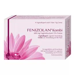 FENIZOLAN Combi 600 mg vaginalni ovul + 2% krema, 1 kom