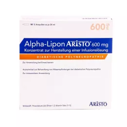 ALPHA LIPON Aristo 600 mg koncentrat za otopinu za infuziju, 5x24 ml