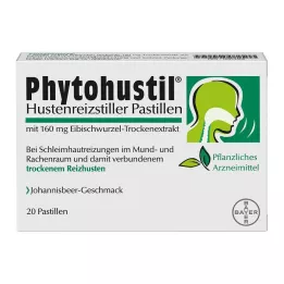 PHYTOHUSTIL Pastile za suzbijanje kašlja, 20 kom