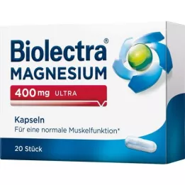 BIOLECTRA Magnezij 400 mg ultra kapsula, 20 sati