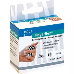 FINGERFLEX 2,5 cm x 4,5 m zebra bez lateksa 1 kom
