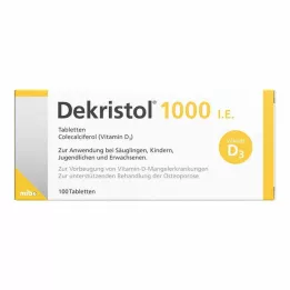 DEKRISTOL 1.000 IU tablete, 100 kom