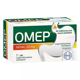 OMEP HEXAL 20 mg gastrorezistentne tvrde kapsule, 7 kom