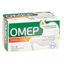 OMEP HEXAL 20 mg želučanih tvrdog kapsula, 14 ST