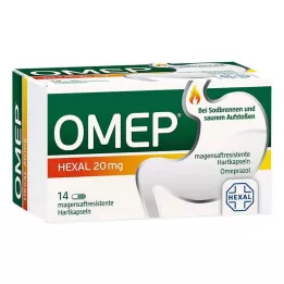 OMEP HEXAL 20 mg gastrorezistentne tvrde kapsule, 14 kom