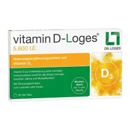 VITAMIN D-LOGES 5600 IU tjedno depo tablete za žvakanje, 30 kom