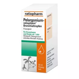 PELARGONIUM-RATIOPHARM Kapi za bronhije, 20 ml