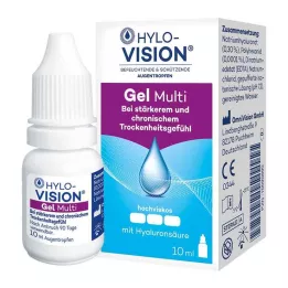 HYLO-VISION Gel multi kapi za oči, 10 ml