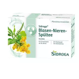 SIDROGA Filter vrećice čaja za ispiranje mjehura i bubrega, 20X2,0 g