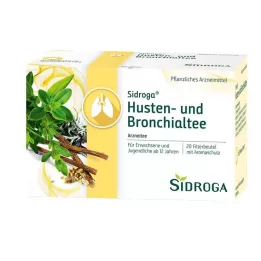 SIDROGA Filter vrećice čaja protiv kašlja i bronha, 20X2,0 g