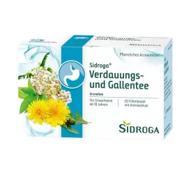 SIDROGA Filter vrećice čaja za probavu i žuč, 20X2,0 g