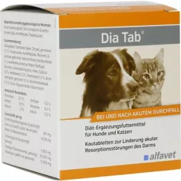 DIA TAB Tablete za žvakanje f.hounds/mačke, 6x5.5 g