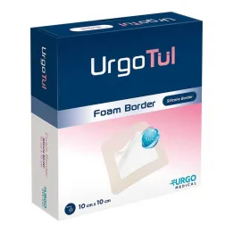 Urgotül Foam Border 10x10 cm zavoj, 20 kom