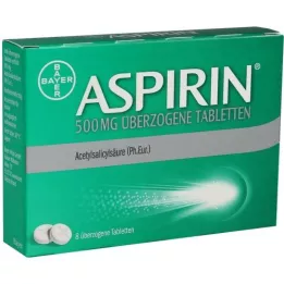 ASPIRIN 500 mg pokrivenih tableta, 8 sati