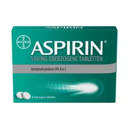 ASPIRIN 500 mg obložene tablete, 8 kom