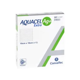 Aquacel Ag + Extra komprese 10x10 cm, 10 kom
