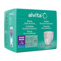 Alvita Hlače za inkontinenciju velike, 14 kom