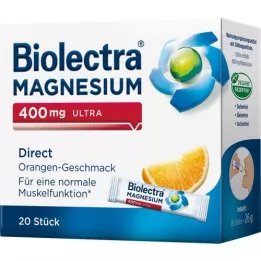 BIOLECTRA Magnezij 400 mg Ultra Direct Orange, 20 ST
