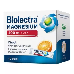 BIOLECTRA Magnezij 400 mg ultra Direct Orange, 40 kom
