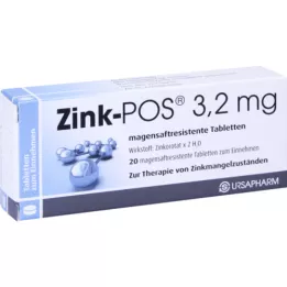 ZINK POS 3,2 mg gastrorezistentne tablete, 20 kom