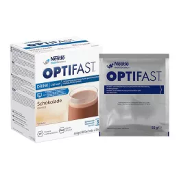 OPTIFAST home Drink Čokolada u prahu, 8X55 g
