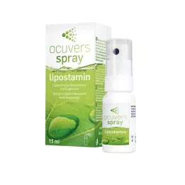 OCUVERS sprej lipostamin sprej za oči s Euphrasia, 15 ml