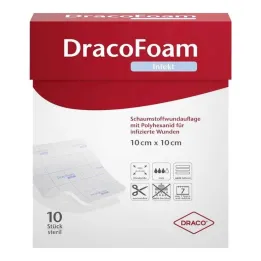 Dracofoam Infection pjena za pokrivanje rana 20x20cm, 10 kom