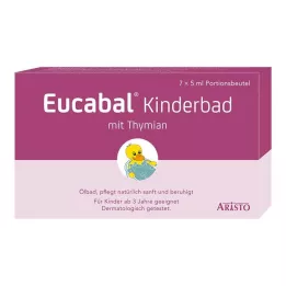 EUCABAL Dječja kupka s majčinom dušicom, 7X5 ml