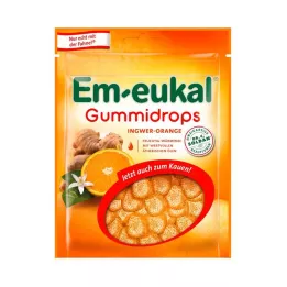 EM-EUKAL Gummy Drops Đumbir-naranča šećer, 90 g