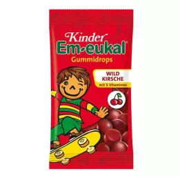 EM-EUKAL Kinder Gummidrops Divlja trešnja sa zadržavanjem šećera, 75 g