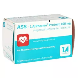 ASS-1A Pharma Protect 100 mg tablete želučanog soka, 100 kom