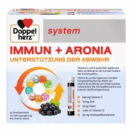 DOPPELHERZ Immun+Aronija sustav ampule, 30 kom