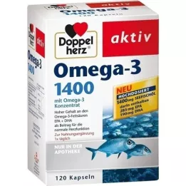 DOPPELHERZ Omega-3 1.400 kapsula, 120 ST