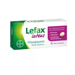 LEFAX intens tekuće kapsule 250 mg simetikon, 20 kom