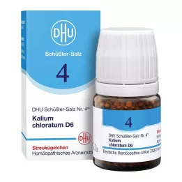 BIOCHEMIE DHU 4 Kalium chloratum D 6 Globuli, 10 g