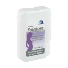 FOLSÄURE 800 Plus B12+jod tablete, 120 kom