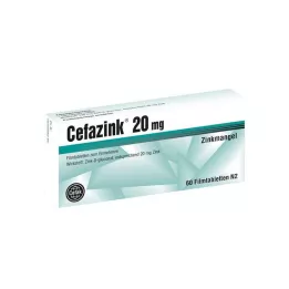 CEFAZINK 20 mg filmom obložene tablete, 60 kom