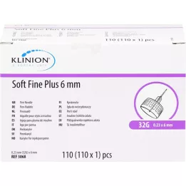 SOFT FINE plus kanile 6 mm 31 G 0,25 mm, 110 kom