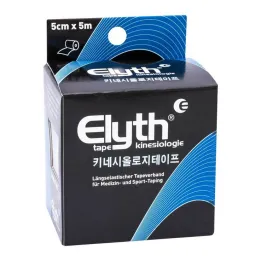 Kineziološka traka Elyth 5 cm x 5 m crna, 1 kom