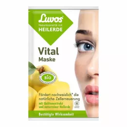 LUVOS Healing Clay Vital Mask Natural Cosmetics, 2X7,5 ml