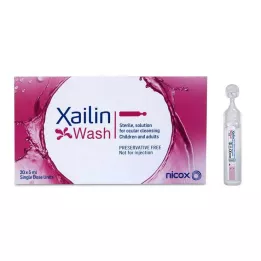 XAILIN Wash otopina za ispiranje očiju u pojedinačnim dozama, 20X5 ml