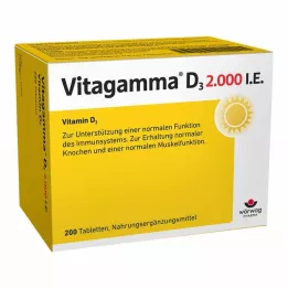 VITAGAMMA D3 2.000 IU Vitamin D3 NEM Tablete, 200 kom