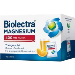 BIOLECTRA Magnezij 400 mg Ultra Trinkgran.Orange, 40 ST